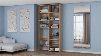 Стеллаж для одежды Мирта 80 BMS по индивидуальному размеру