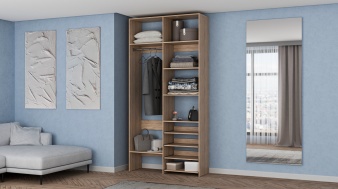 Стеллаж для одежды Мирта 79 BMS - новинка