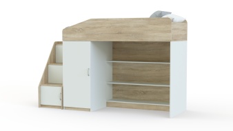 Кровать-чердак Миф-11.11 BMS со шкафом