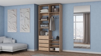 Стеллаж для одежды Мирта 87 BMS - новинка