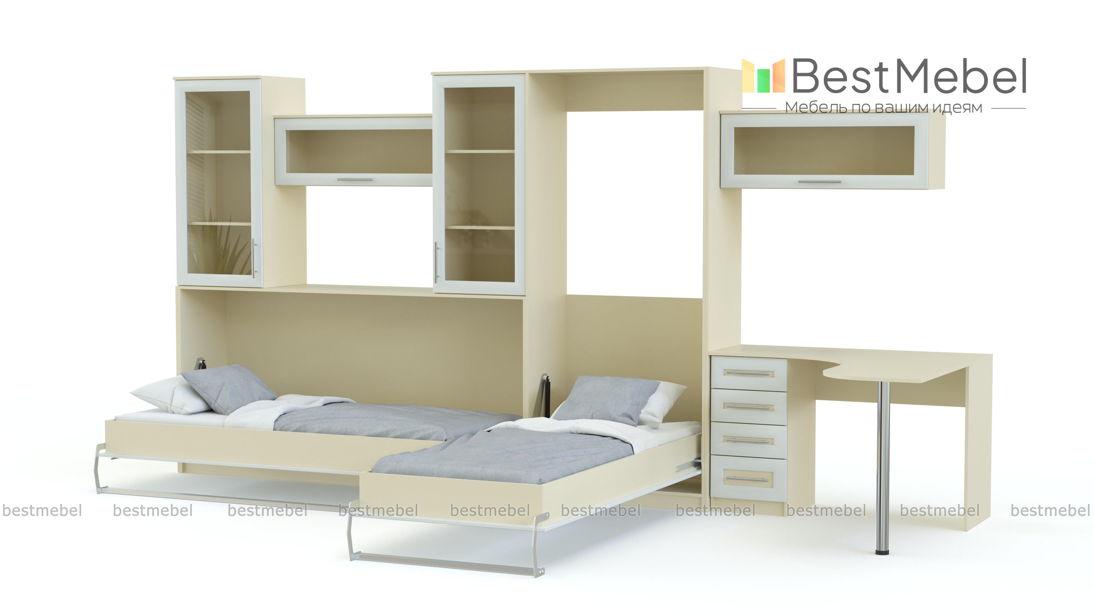 Шкаф-кровать трансформер Виктор BMS - Фото