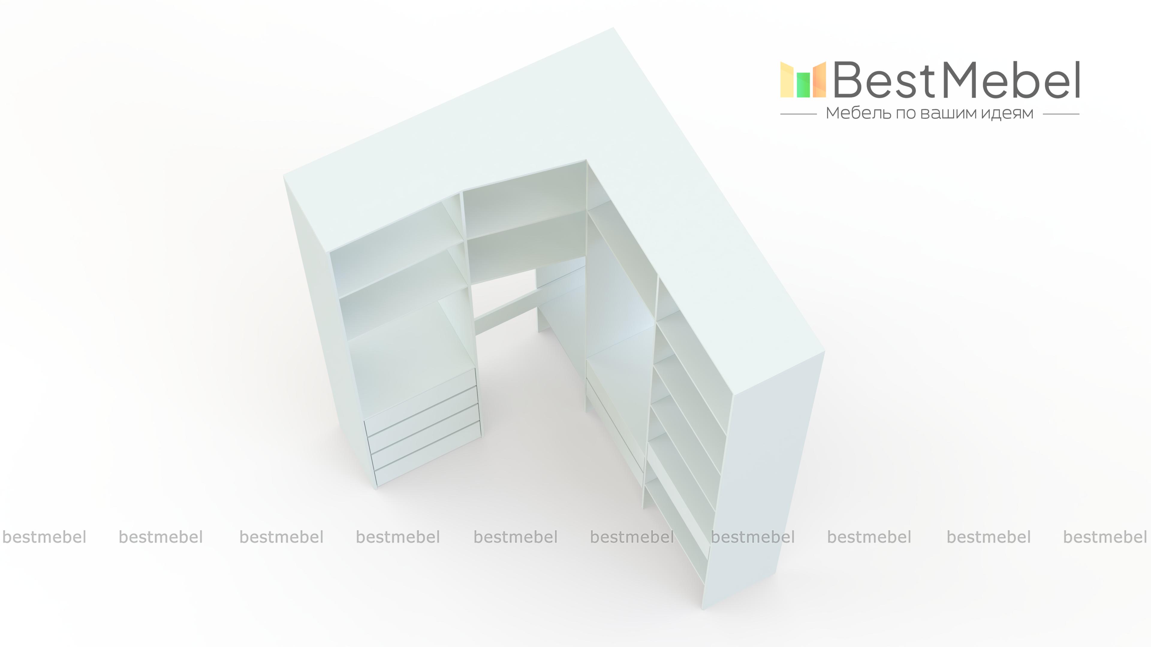 Стеллаж для одежды Мирта 24 BMS - Фото