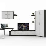 Стенка с компьютерным столом Маркус BMS - Фото 10