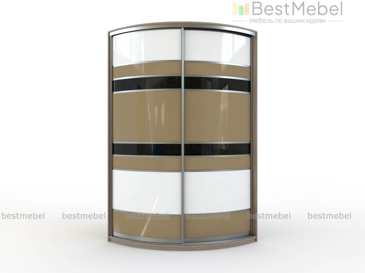 Радиусный шкаф-купе Камелия BMS - Фото