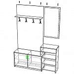 Чертеж Прихожая Идеал 4 BMS