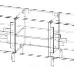 Схема сборки Тумба под телевизор Анлер BMS