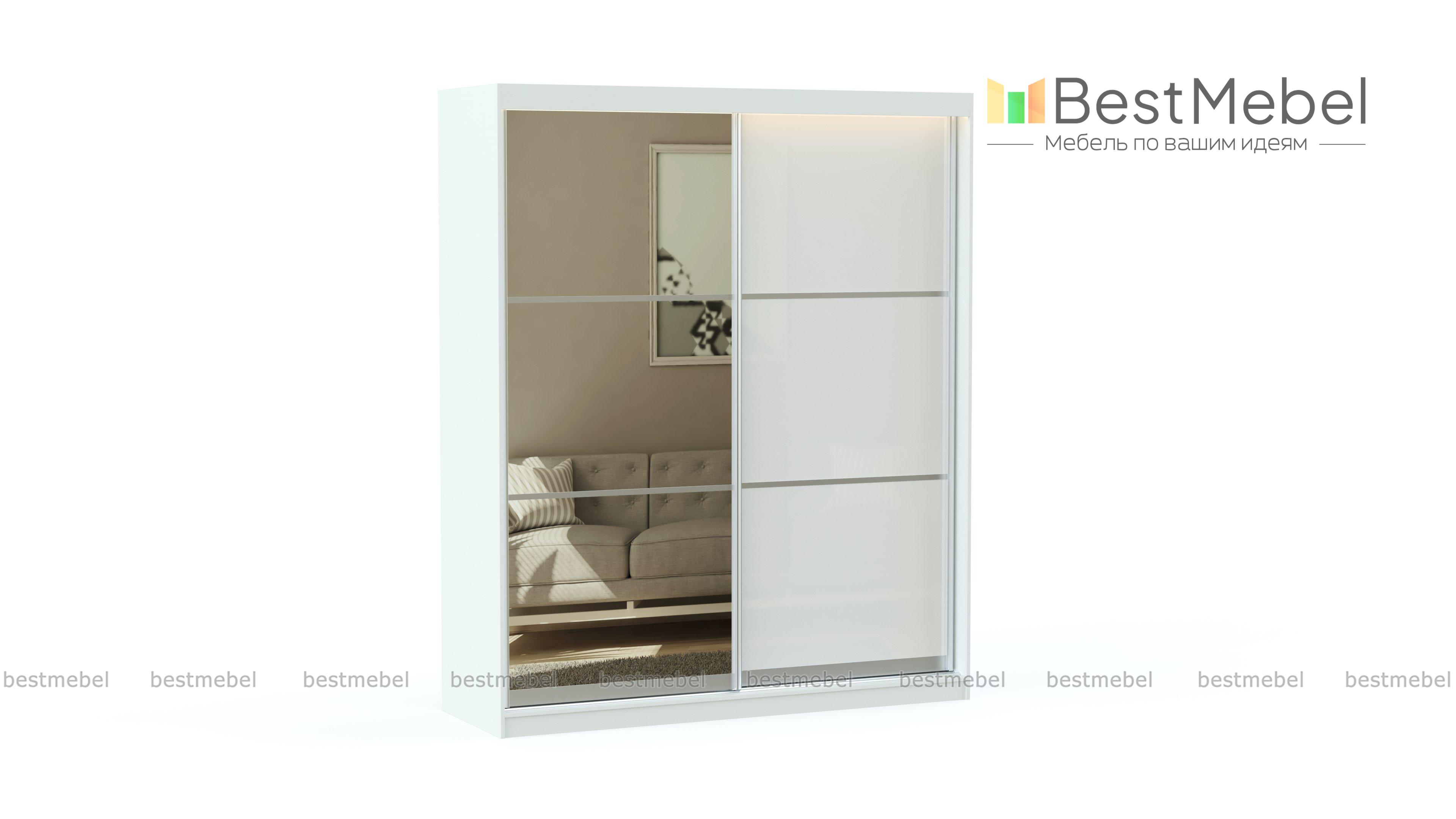 Шкаф-купе с зеркалом BMS - Фото