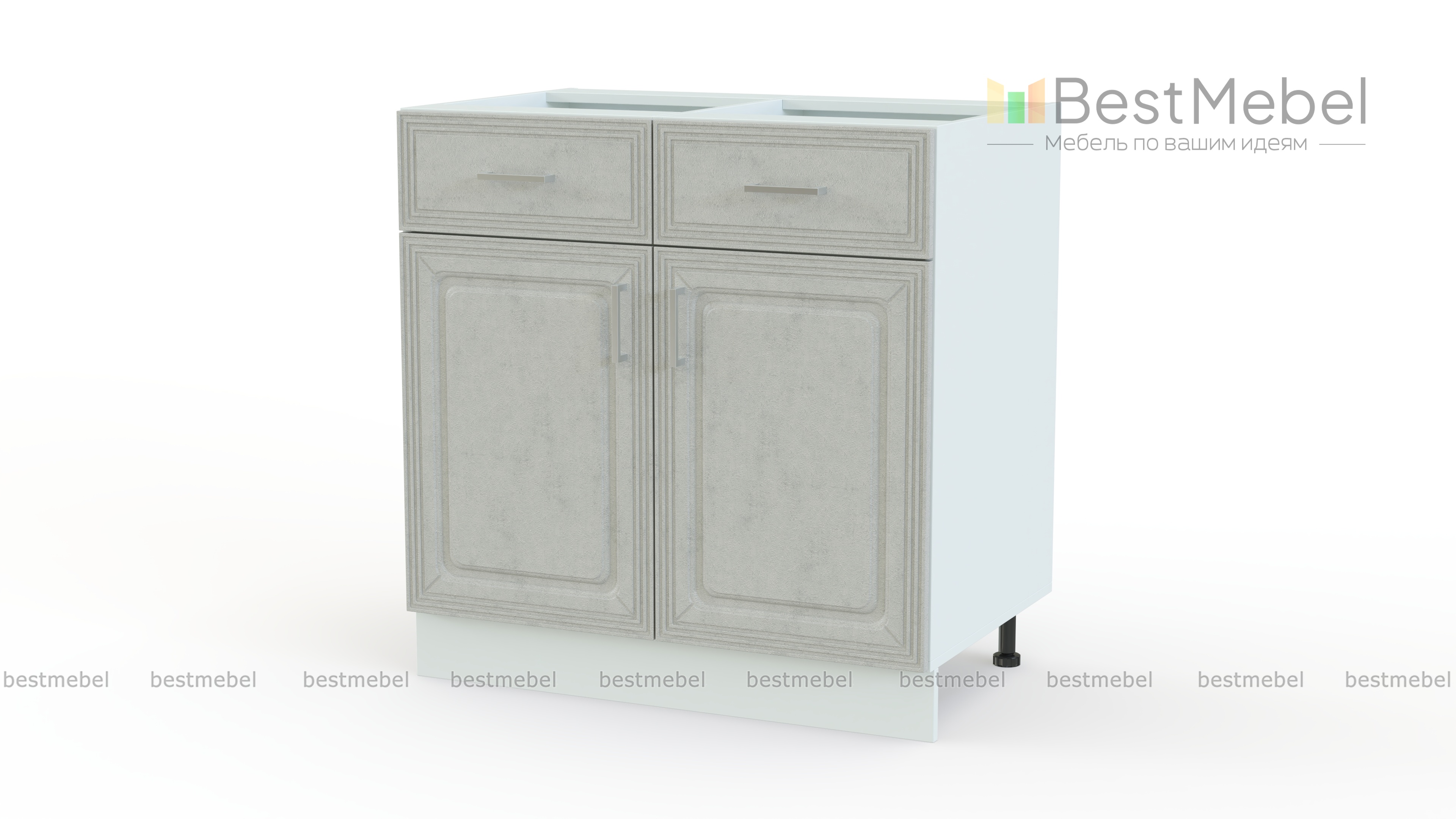 Шкаф нижний с 2-мя ящиками Ника BMS