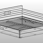 Угловая кровать Мария 4 BMS