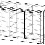 Схема сборки Компьютерный стол Риста 13 BMS