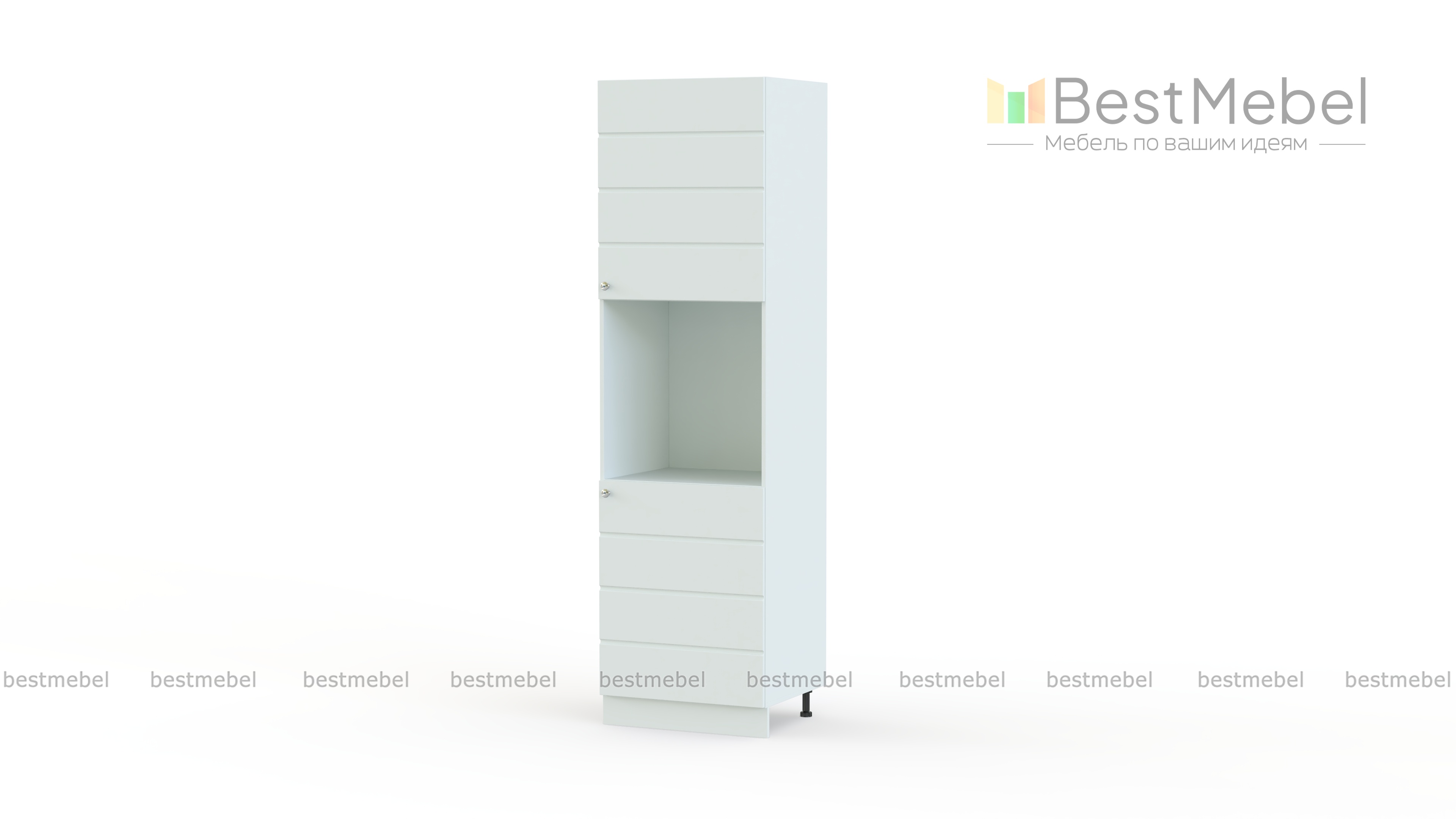 Пенал Квадро под духовой шкаф BMS