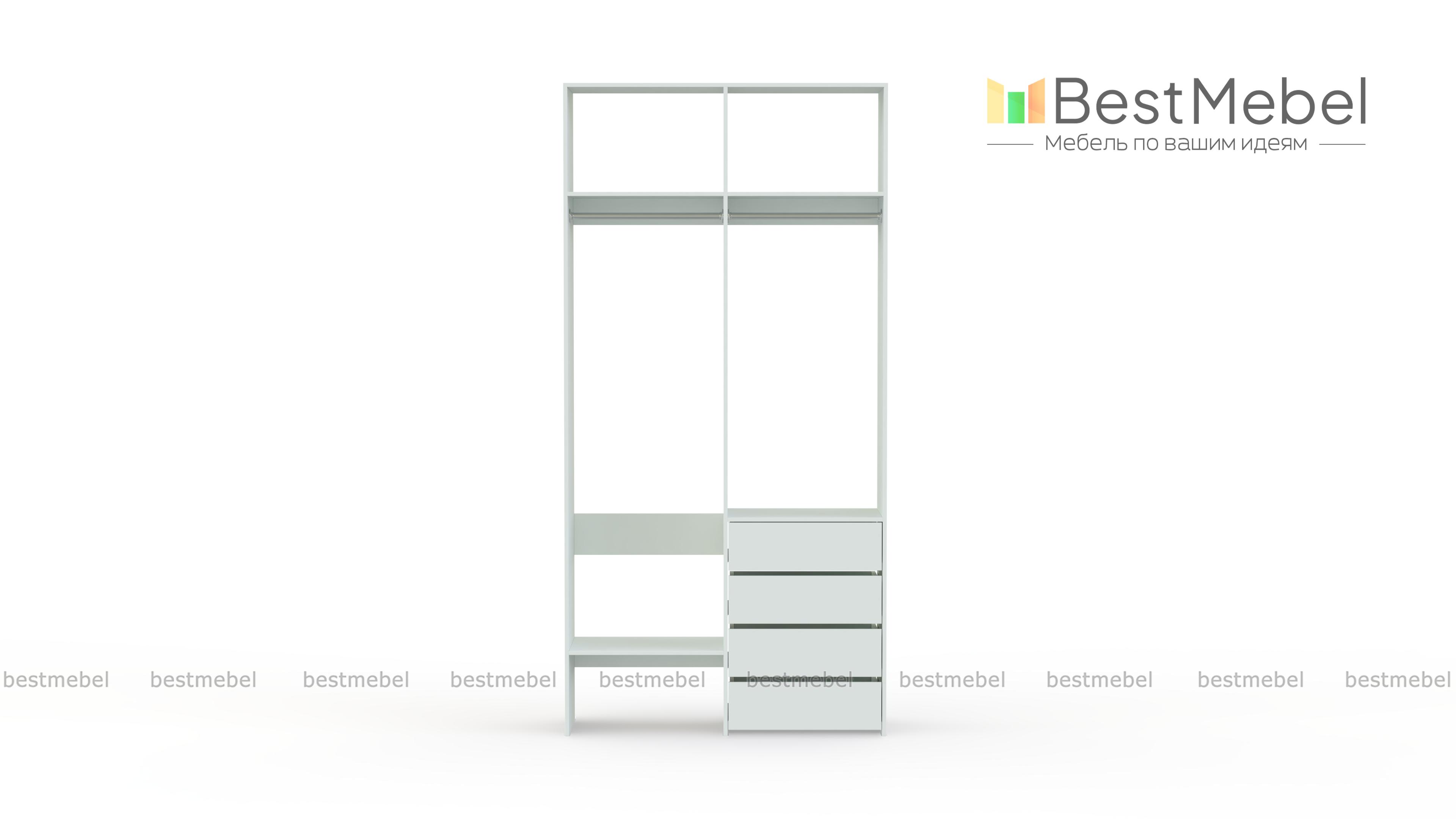 Стеллаж для одежды Мирта 45 BMS - Фото