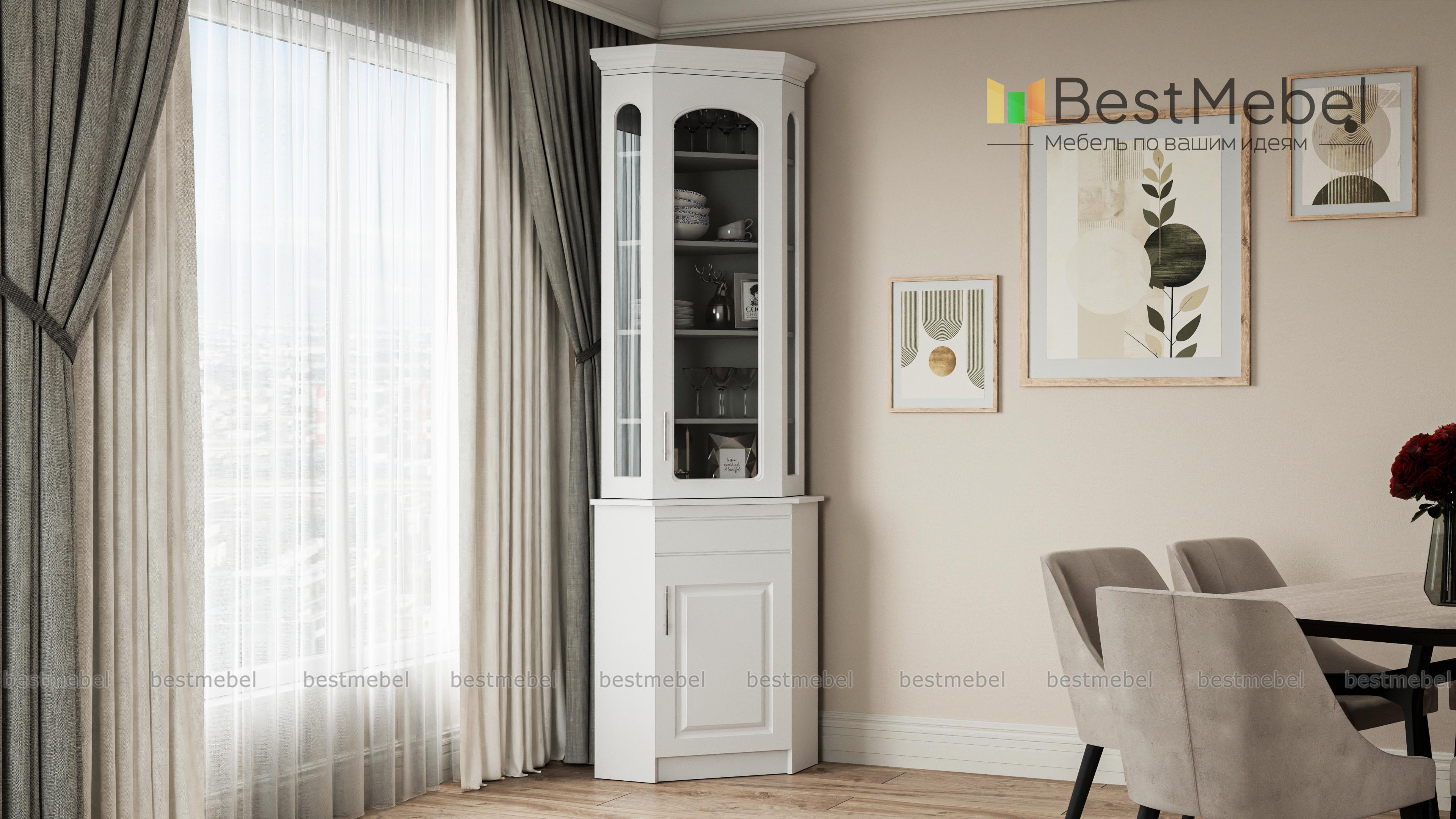 Буфет Вероника угловая BMS - Фото