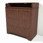 Комод - пеленатор Тач-Лач орех BMS - Фото 7