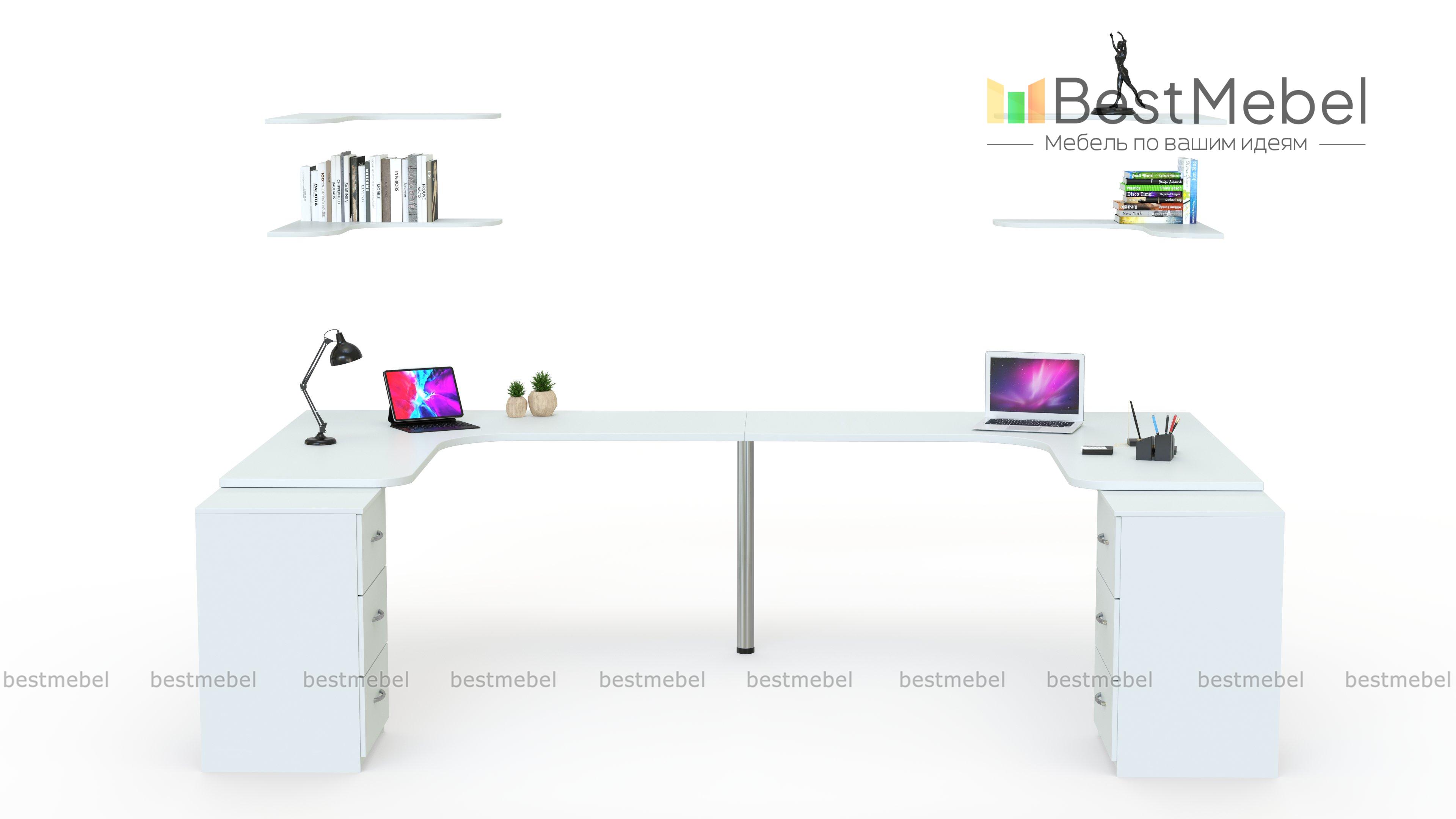 Письменный стол для двоих Канзас 40 BMS - Фото