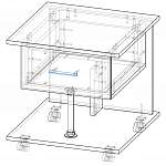 Чертеж Журнальный стол 06 BMS
