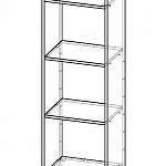 Схема сборки Стеллаж Космик BMS