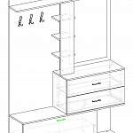 Чертеж Прихожая Дарина BMS