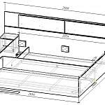 Чертеж Кровать Форте BMS