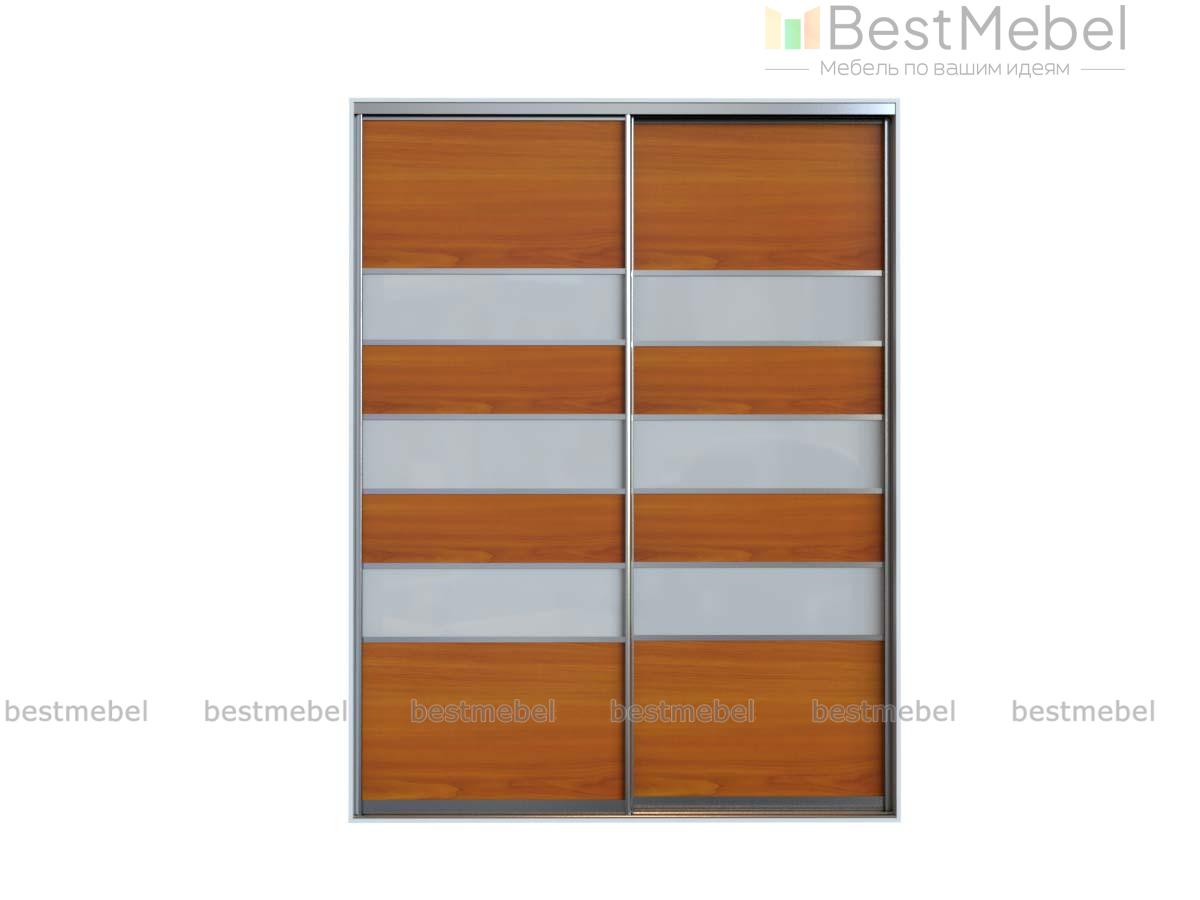 Шкаф-купе с глянцевыми вставками BMS - Фото