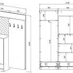 Чертеж Прихожая Премиум 1.24 BMS