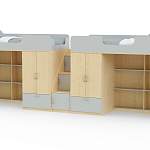 Двухъярусная кровать Миф 3.8 BMS - Фото 6