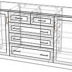 Схема сборки Комод Иван 2.4 2 ящика BMS