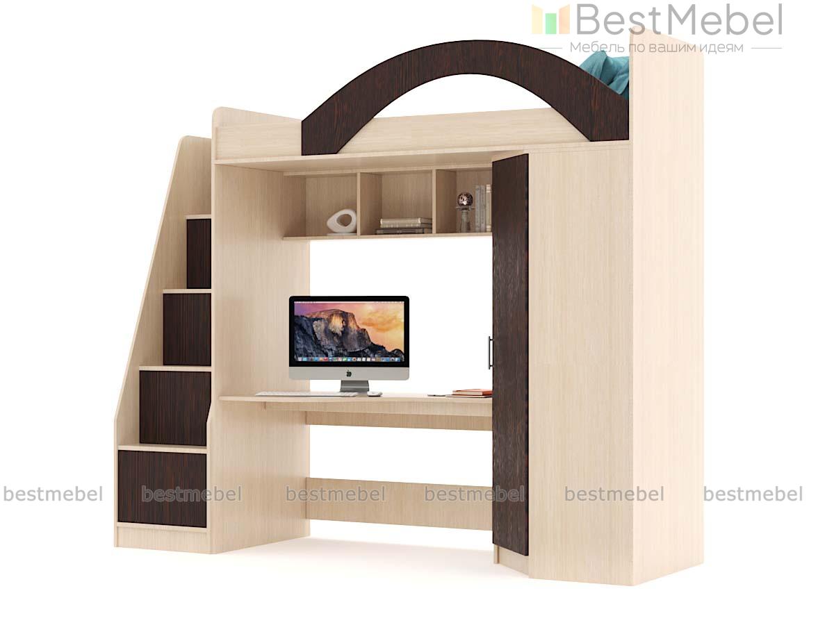 Детская кровать-чердак Уник BMS - Фото