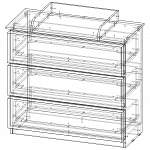 Схема сборки Комод Ева В-1 BMS