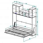 Схема сборки Шкаф-кровать трансформер Дуга 2 BMS
