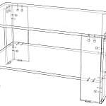 Чертеж Стол журнальный Атлас BMS