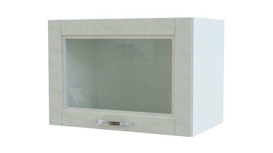 Шкаф верхний Лондон горизонтальный стекло BMS - Фото