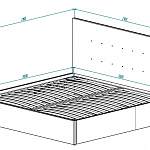 Чертеж Кровать Честер BMS