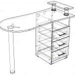 Схема сборки Маникюрный стол Некст-4 BMS