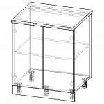 Схема сборки Шкаф нижний с 2-мя дверцами Европа BMS