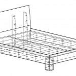 Чертеж Кровать Элегия 1 BMS
