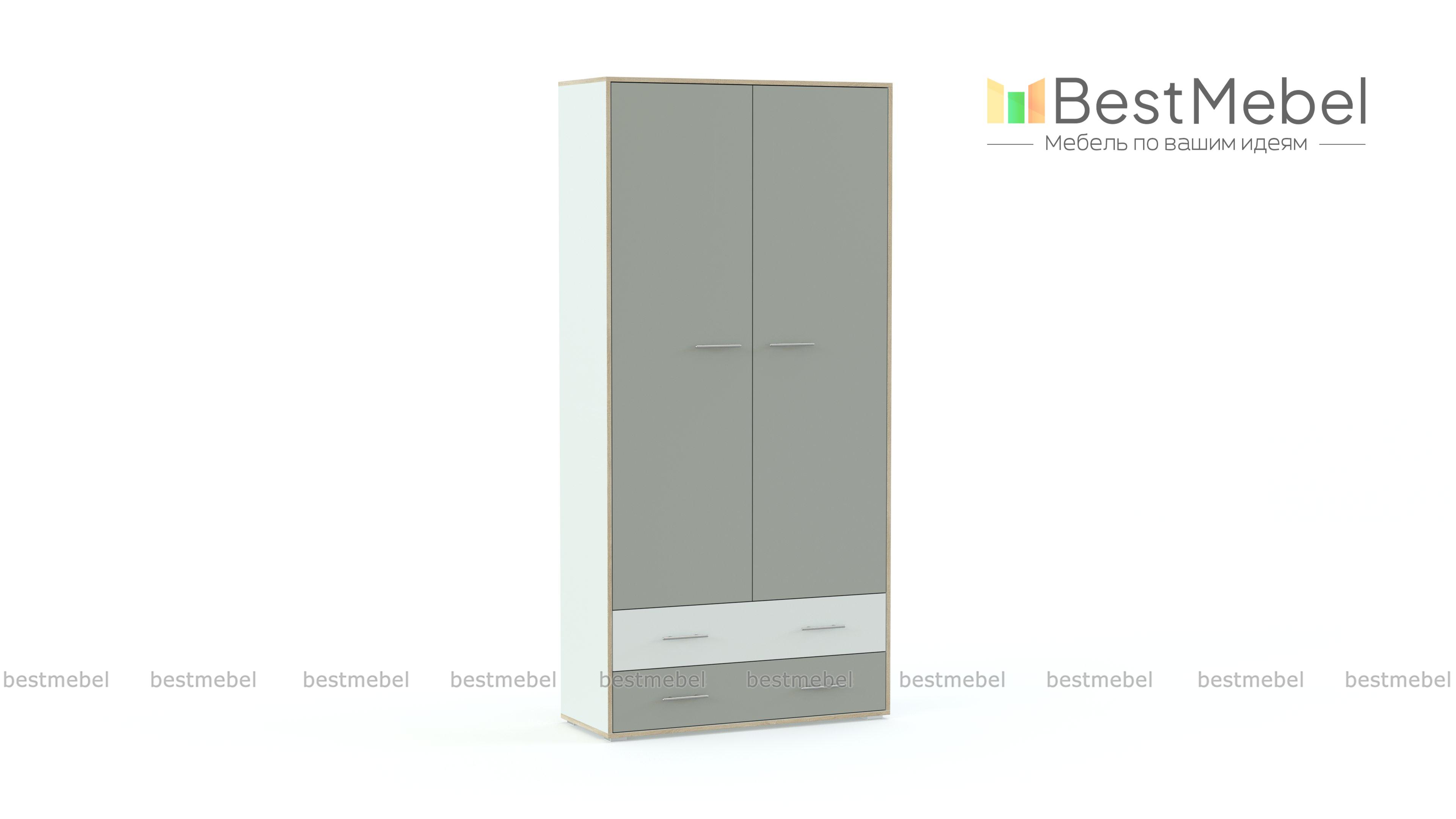 Шкаф Лео 2Д2Ш BMS - Фото