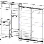 Схема сборки Прихожая Верона 4 BMS