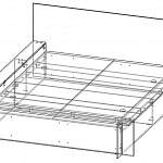 Чертеж Кровать Фиджи 1 BMS