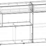 Чертеж Комод Кросс BMS