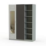 Шкаф с зеркалом Анастасия 4 BMS - Фото 5