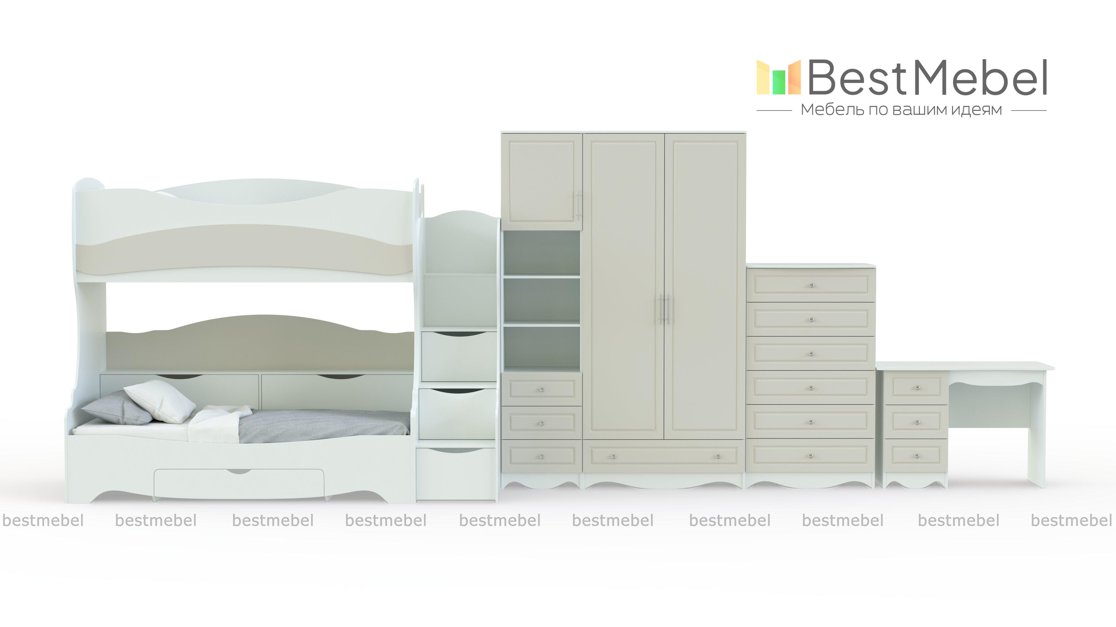 Модульная детская Акварель 1 BMS - Фото