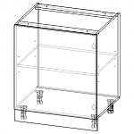 Схема сборки Шкаф нижний с 1-ой дверцей Мега BMS