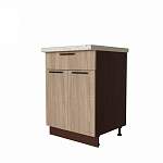 Шкаф нижний Брауни 2 двери 1 ящик BMS - Фото 1