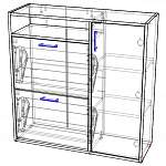 Схема сборки Обувница Шон 2 BMS