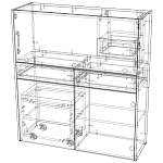 Схема сборки Компьютерный стол-трансформер Давид 4 BMS