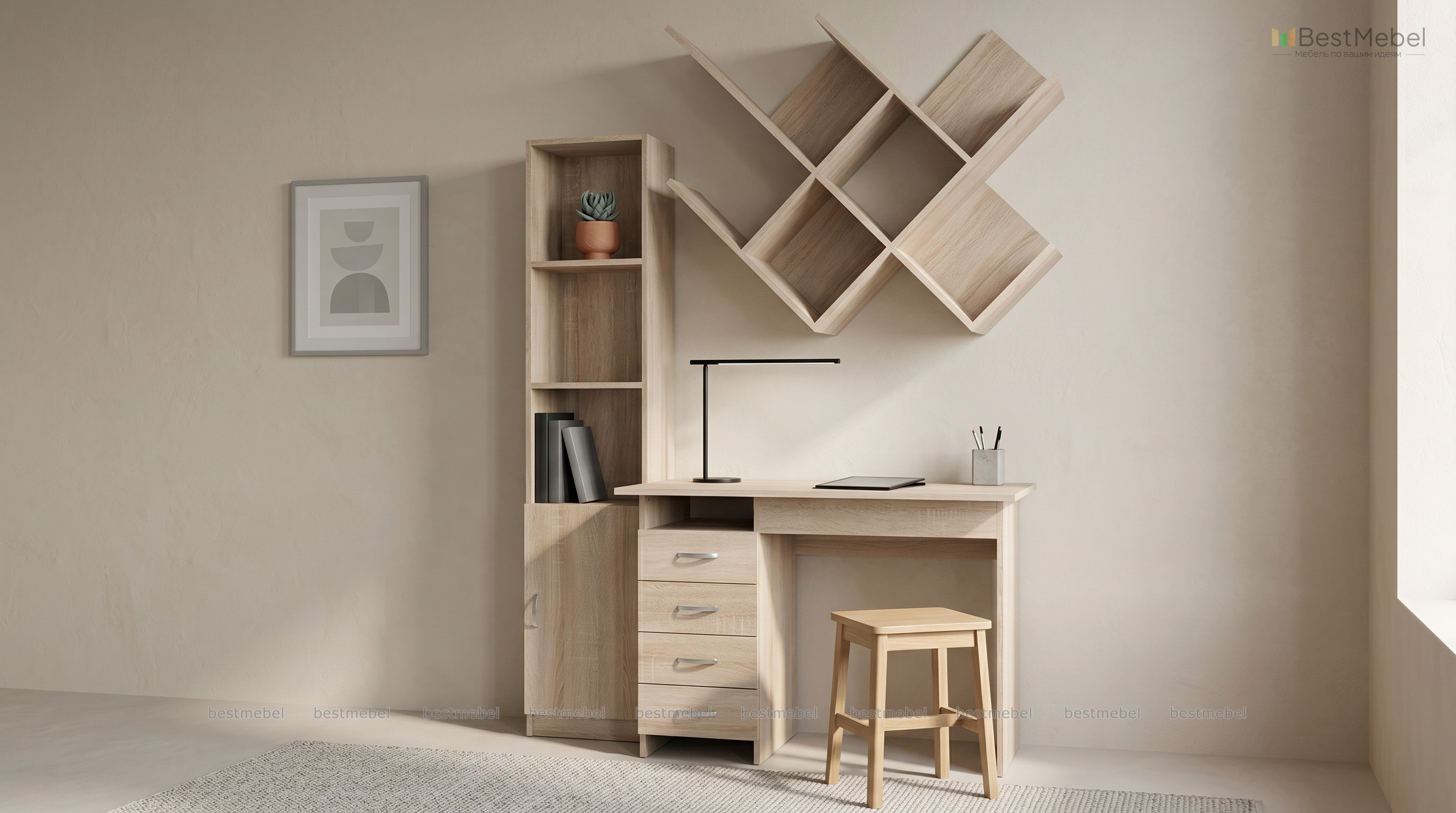 Уголок школьника Мила УШ-3-02.10 BMS