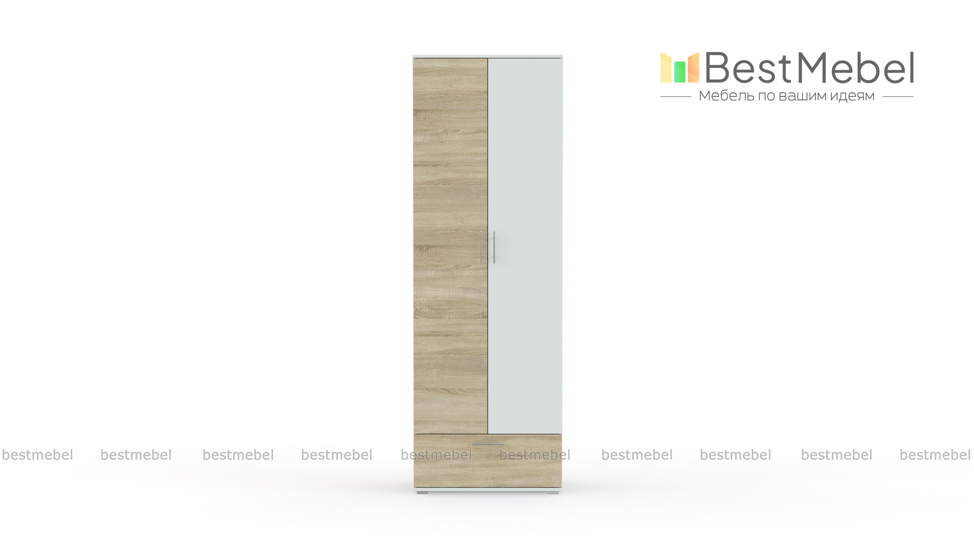 Шкаф 2-х дверный Мэдисон BMS - Фото