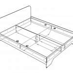Чертеж Кровать Гаурон-К №5.1 BMS