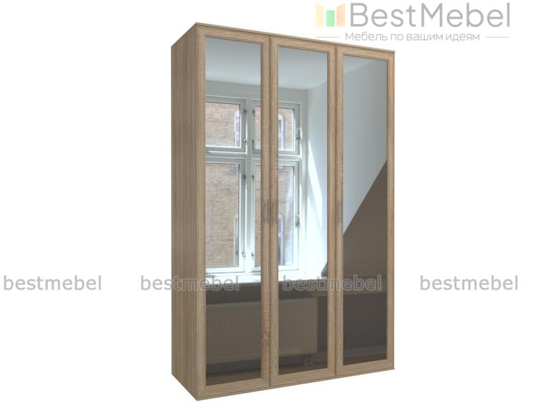 Распашной шкаф Kantri 03 с зеркалом BMS - Фото